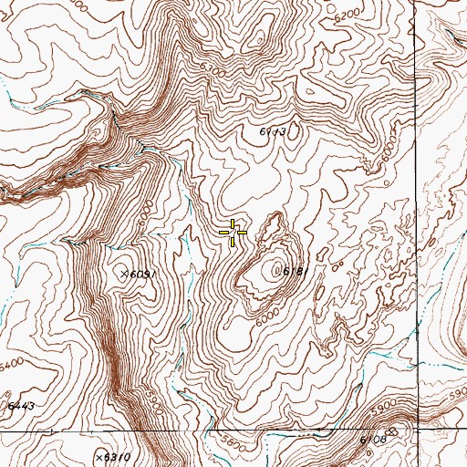Topographic Map of Mesa Spring, NV