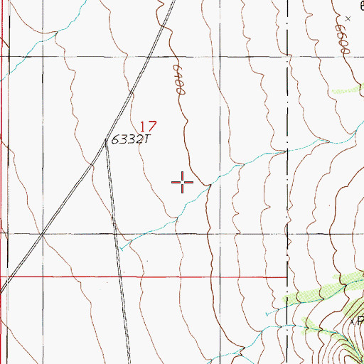 Topographic Map of Copper King Mine, NV