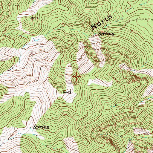 Topographic Map of Topside Mine, NV