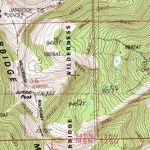 Topographic Map of Rose Bud Mine, NV