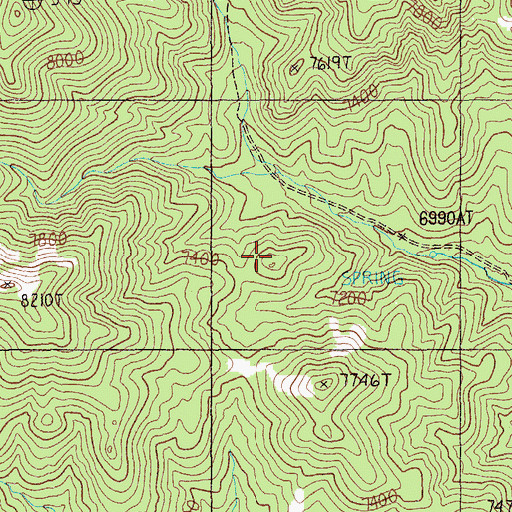 Topographic Map of Dresser Mine, NV