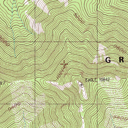Topographic Map of Snake Mining District, NV