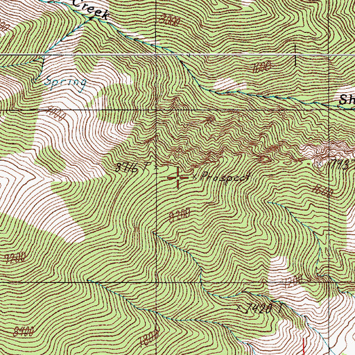 Topographic Map of Golden Star Mine, NV