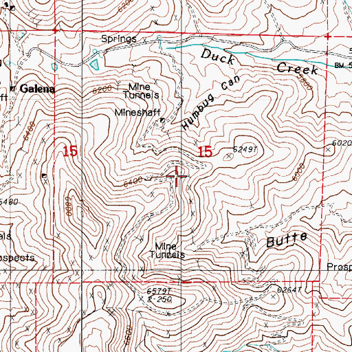 Topographic Map of Santa Margarita Mine, NV