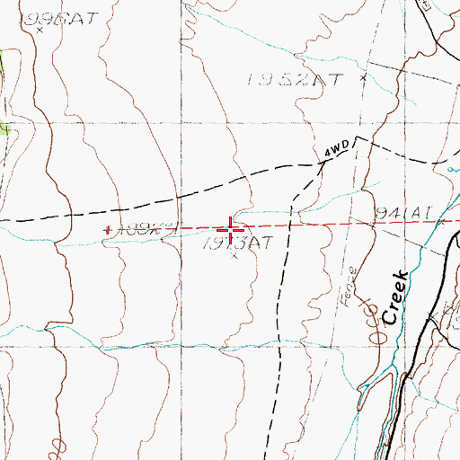 Topographic Map of Egan Basin, NV