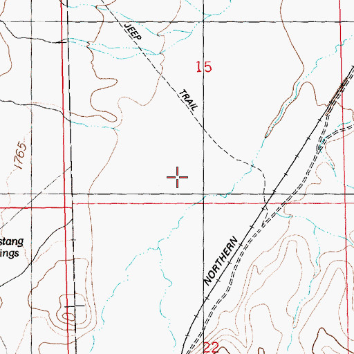 Topographic Map of McDermid Creek, NV