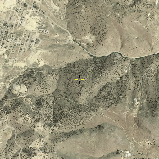 Aerial/Satellite Image of Pioneer Cemetery, NV