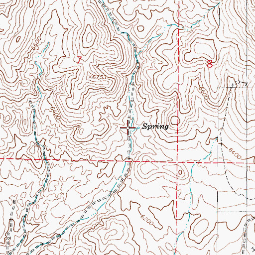 Topographic Map of Fagans Spring, NV