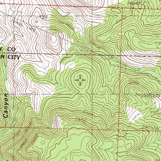 Topographic Map of Eldorado Mining District, NV
