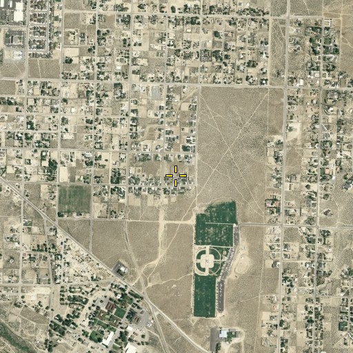 Aerial/Satellite Image of Parker Airport (historical), NV