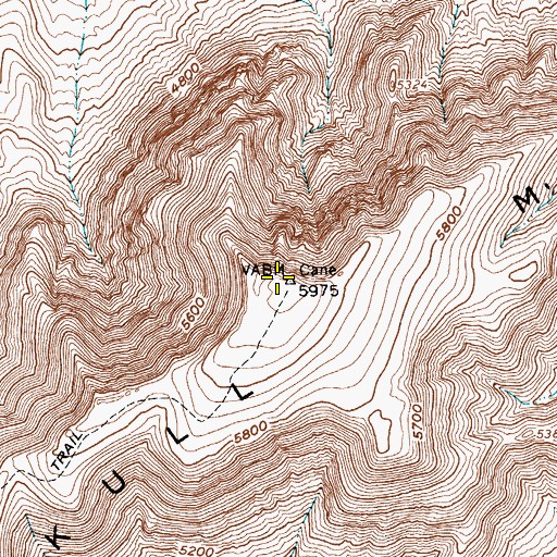 Topographic Map of Skull Mountain, NV