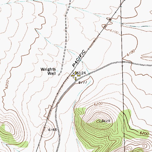 Topographic Map of Anthony, NV