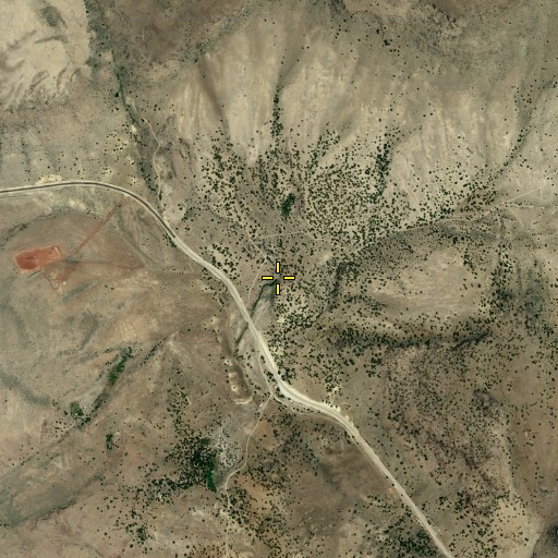Aerial/Satellite Image of Lower Post Corral Spring, NV