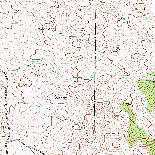 Topographic Map of Fairview Mining District, NV