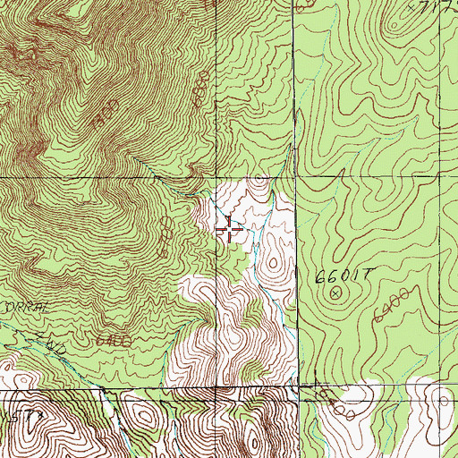Topographic Map of Horse Spring, NV