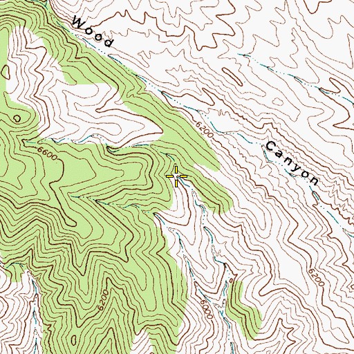 Topographic Map of Upper Spring, NV