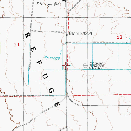 Topographic Map of Davis Ranch Spring, NV
