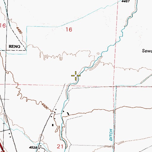 Topographic Map of Dimonte Spring, NV