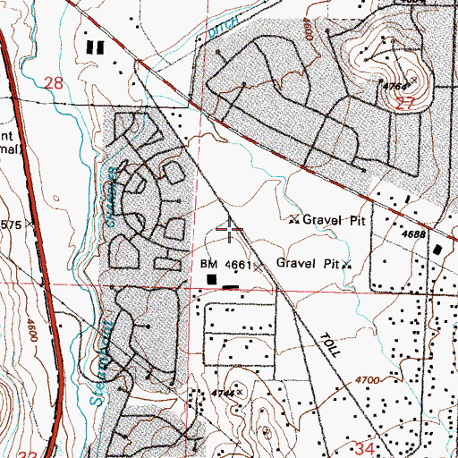 Topographic Map of Isbell Well, NV
