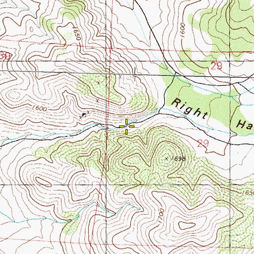 Topographic Map of Mud Spring, NV