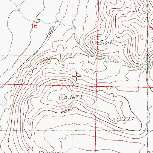 Topographic Map of Smith Valley Township, NV