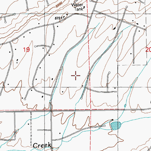 Topographic Map of Spring Creek, NV