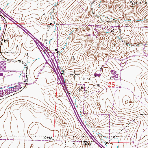 Topographic Map of Desert Research Institute, NV