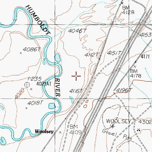Topographic Map of Junction House (historical), NV