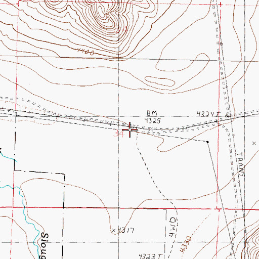 Topographic Map of Cleaver (historical), NV