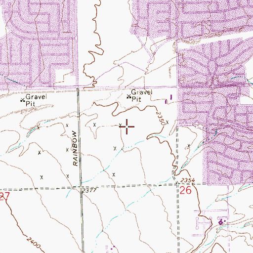 Topographic Map of Marion B Earl Elementary School, NV
