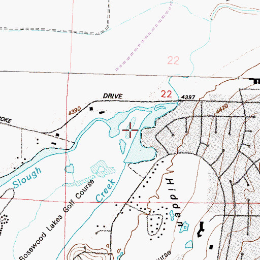 Topographic Map of Boynton Slough, NV