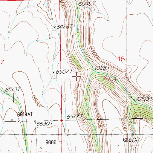 Topographic Map of Caudle Creek, NV