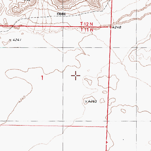 Topographic Map of Gabbs Valley, NV