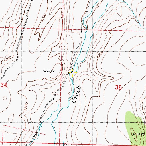 Topographic Map of Long Valley, NV