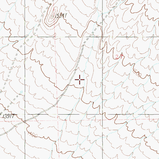 Topographic Map of Carpenter Canyon, NV