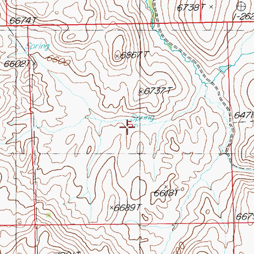Topographic Map of Buster Spring, NV