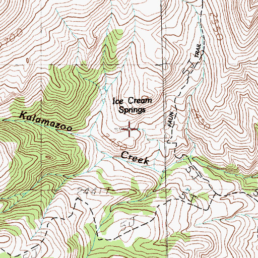 Topographic Map of Fera Ninety Four, NV