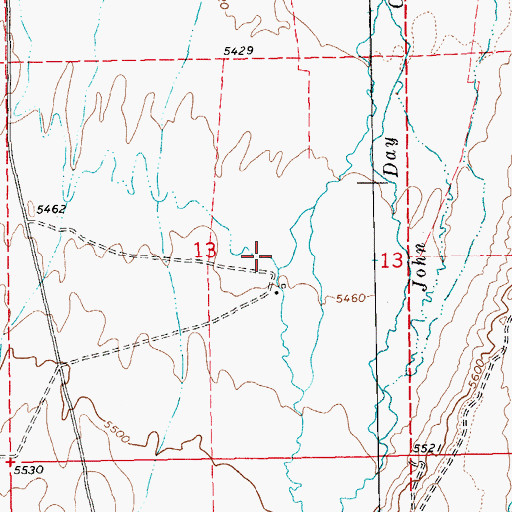 Topographic Map of Papas School (historical), NV