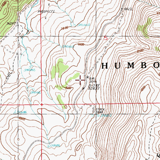 Topographic Map of Illipah Campground, NV