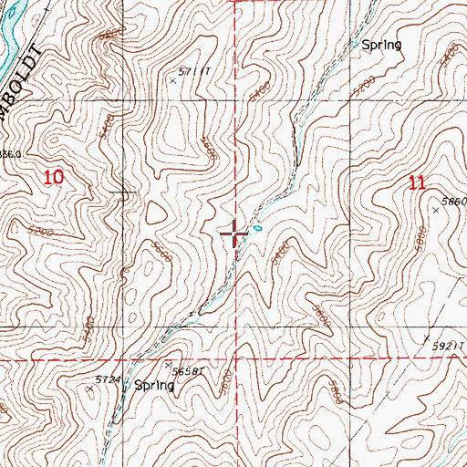 Topographic Map of Palisades Two Dam, NV