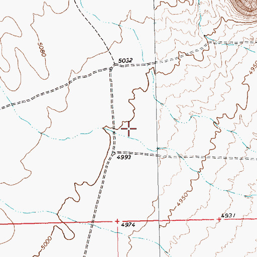 Topographic Map of Lincoln County, NV