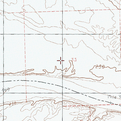 Topographic Map of Rioville Post Office (historical), NV