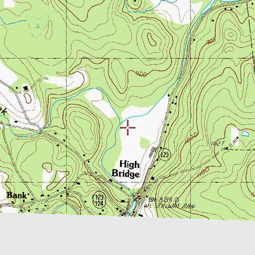 Topographic Map of Furnace Brook, NH