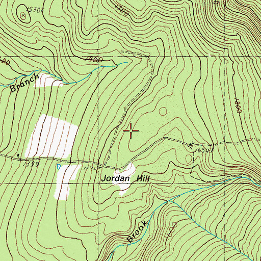 Topographic Map of Jordan Hill, NH