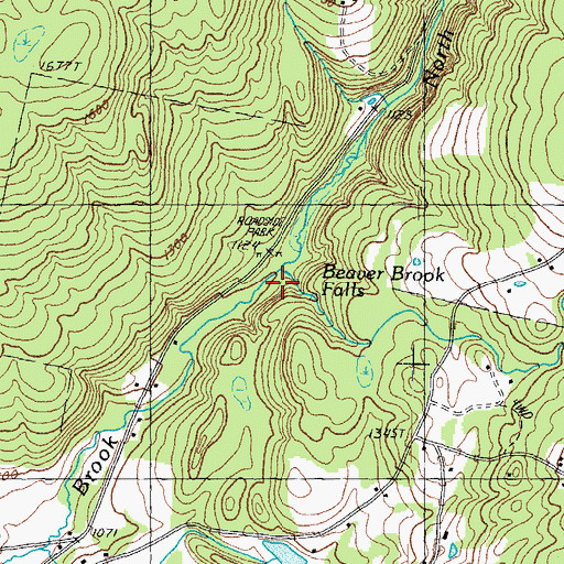 Topographic Map of North Branch Mohawk River, NH