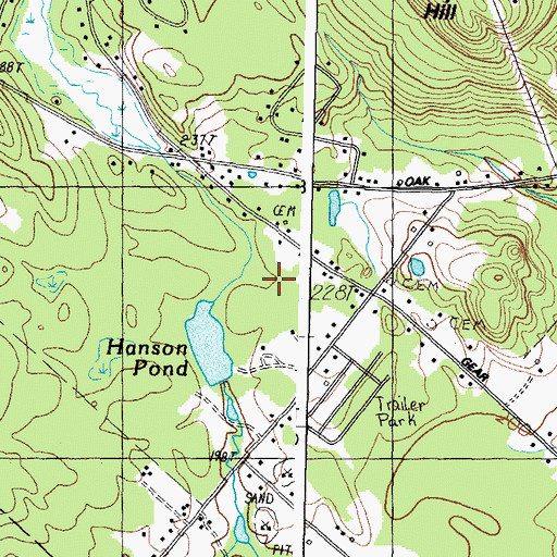 Topographic Map of Squamanagonic Camp, NH
