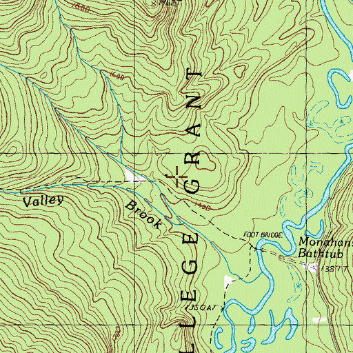 Topographic Map of Stoddards Cabin, NH