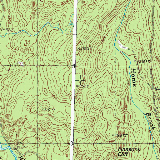 Topographic Map of Atkinson and Gilmanton Academy Grant, NH