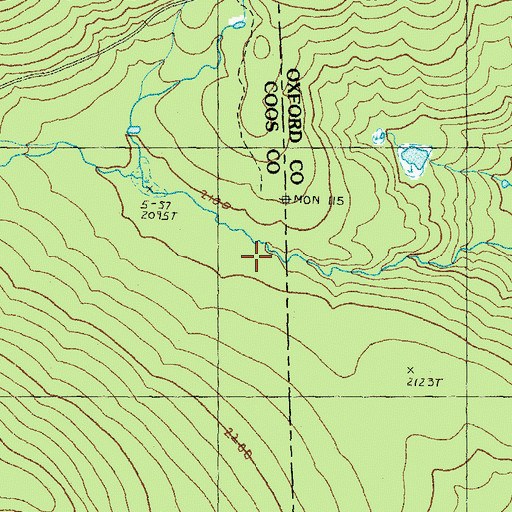 Topographic Map of Camp Number 32 (historical), NH