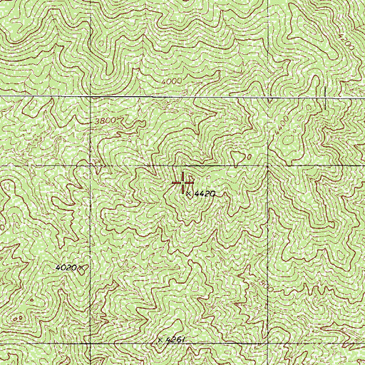 Topographic Map of Comobari Mountains, AZ